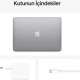 Apple MacBook Air M1 Çip 8GB 256GB SSD macOS 13" QHD Taşınabilir Bilgisayar Uzay Grisi