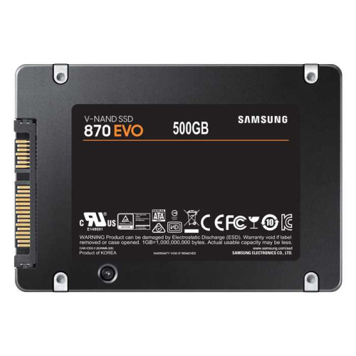 Samsung 870 EVO MZ-77E500BW 500GB 2.5″ SATA 3 SSD Disk