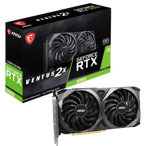 MSI GeForce RTX 3060 Ventus 2X 12G OC 12GB GDDR6 192Bit DX12 Gaming (Oyuncu) Ekran Kartı