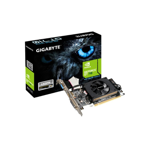 GIGABYTE GeForce GT 710 2GB DDR3 64Bit Nvidia DX12 Ekran Kartı