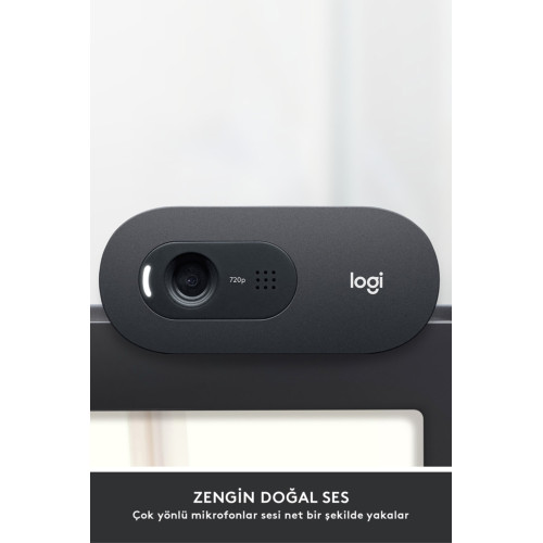 Logitech C505E Hd HD Uzun Mesafeli Mikrofonlu Business Web Kamerası - Siyah